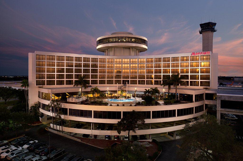 Marriott Tampa Airport- Secure indoor and outdoor parking  in the Terminal